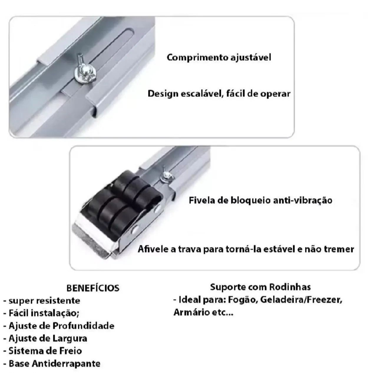 Suporte de Base com rodinha - Foto 5