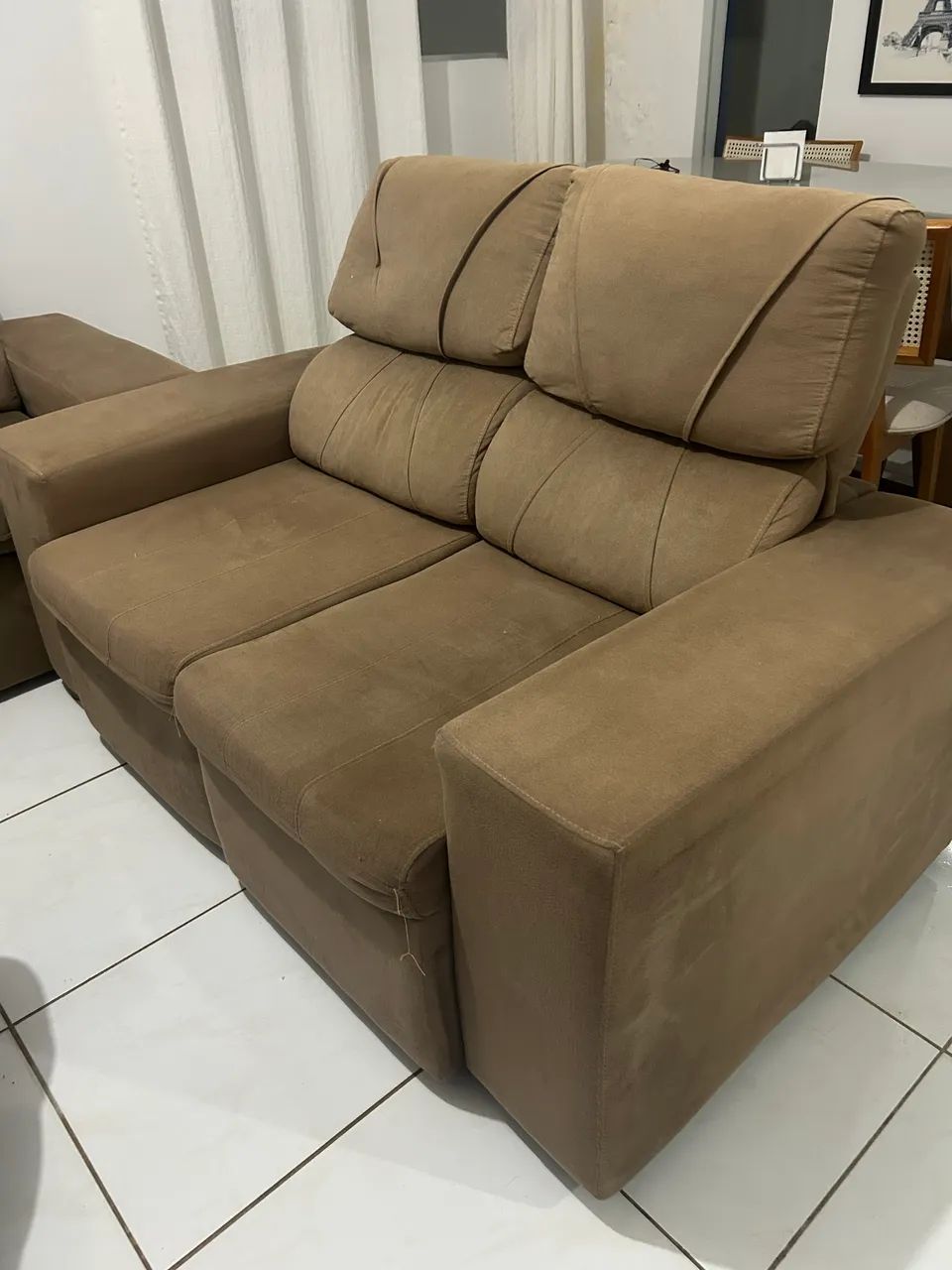 Sofá retrátil - 3 e 2 lugares  - Foto 4