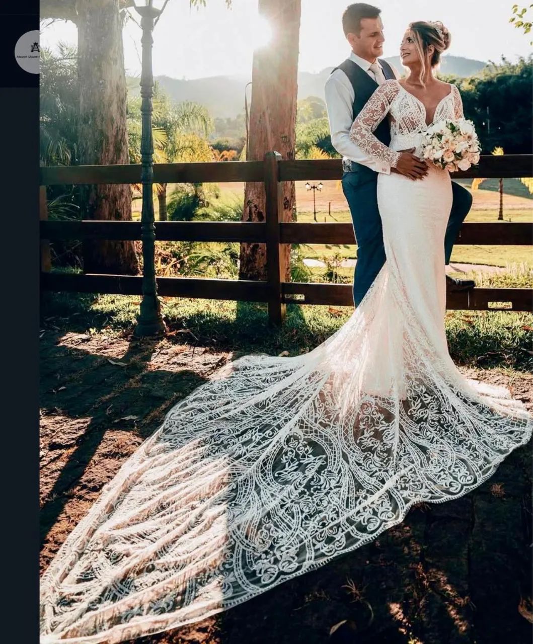 Vestido de noiva digno de uma princesa!