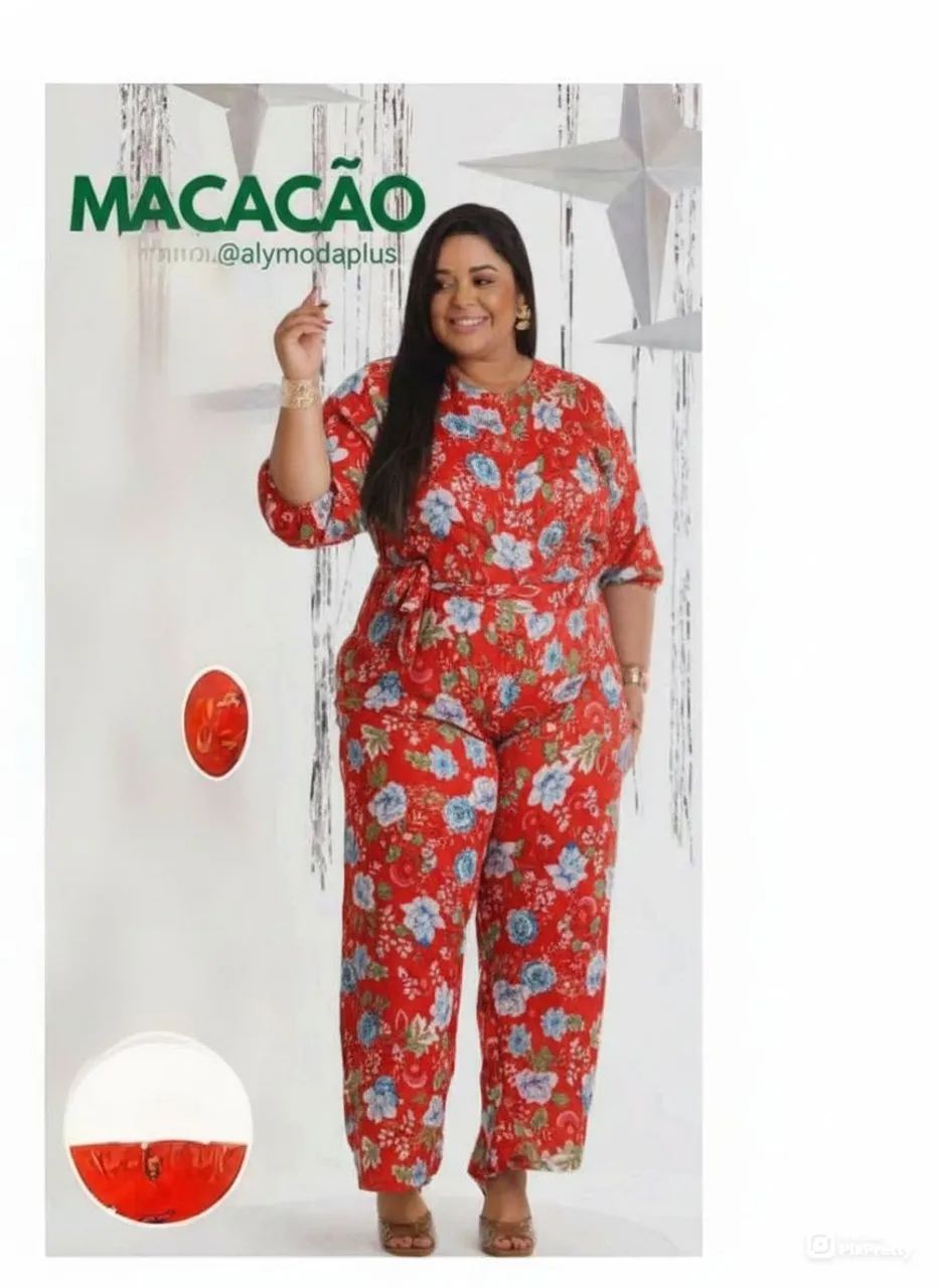 Macacão plus GG.