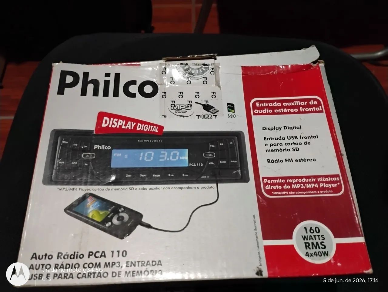 Auto rádio Philco pça 110 - Foto 2