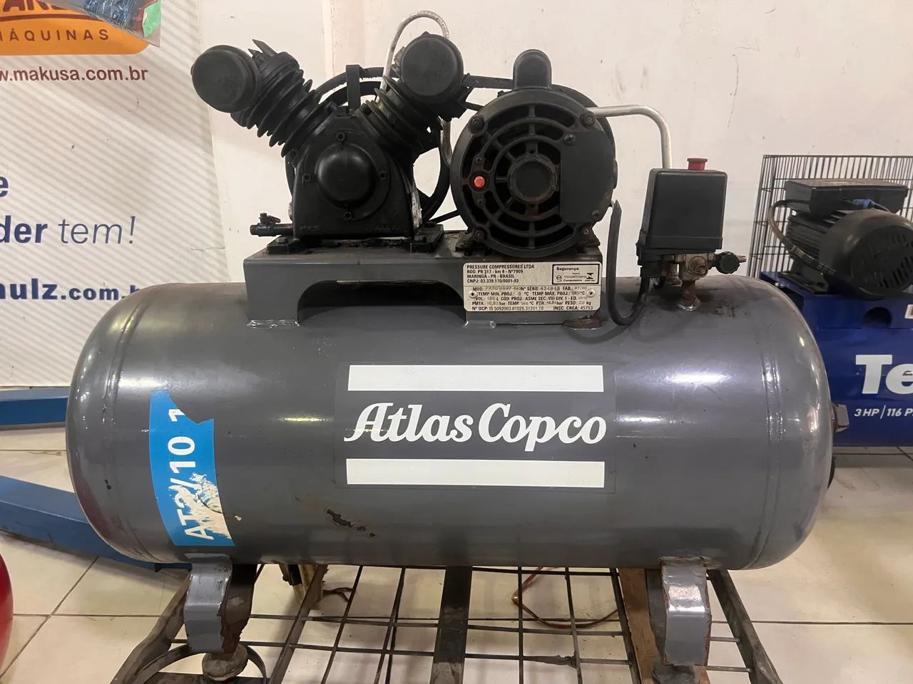 Compressor ATLAS COPCO 10 PCM. - Foto 2