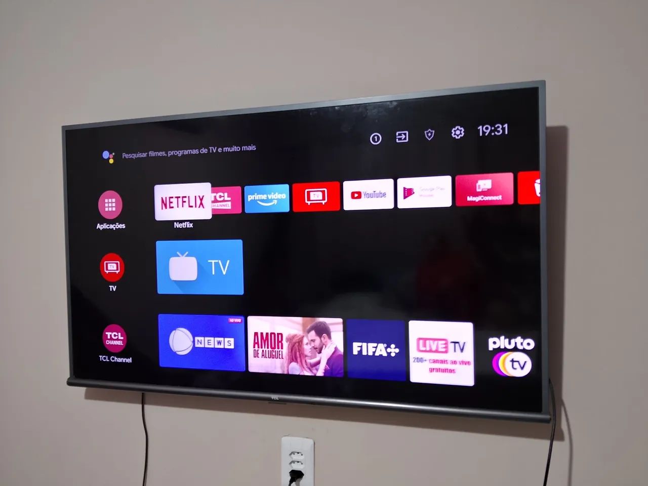 TV smart 50 polegadas 4k 