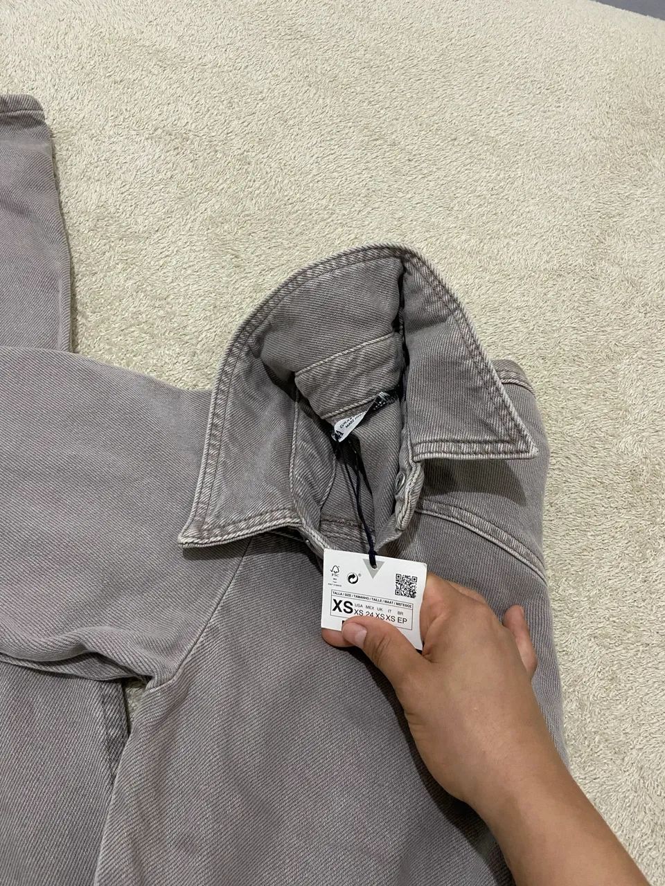 Macacão jeans Zara P  - Foto 5