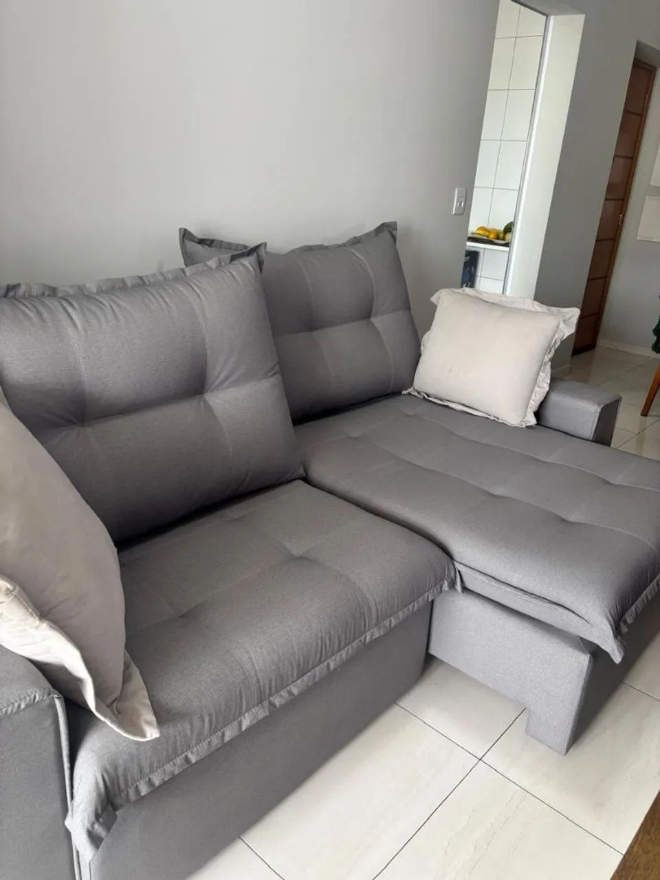 Sofa retratil com pouquíssimo uso - Foto 3