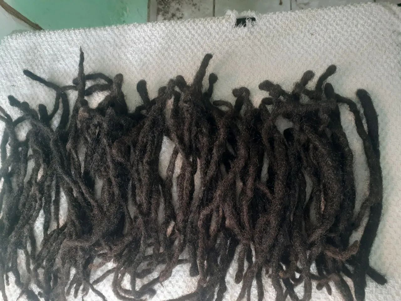 Cabelo dreads natural fino 