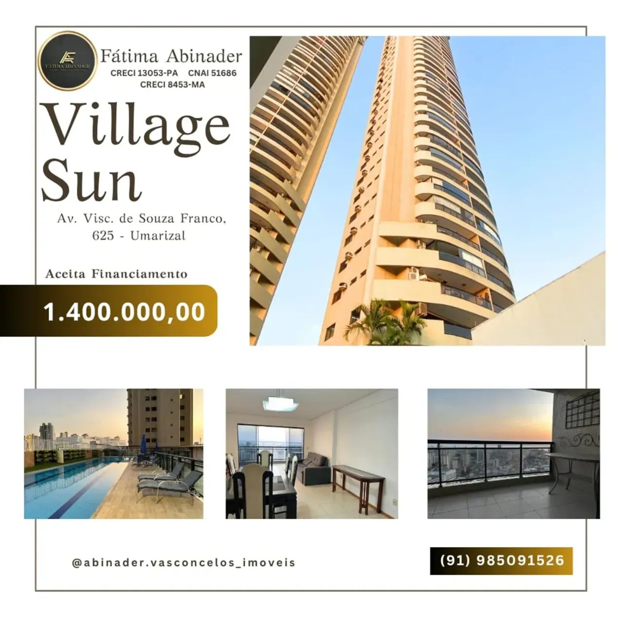 Village Sun - Oportunidade Única- No Umarizal