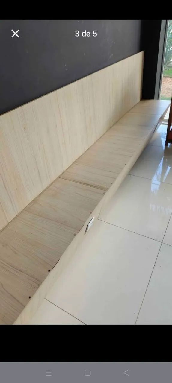 Banco de MDF c/ 4,20m - Foto 3