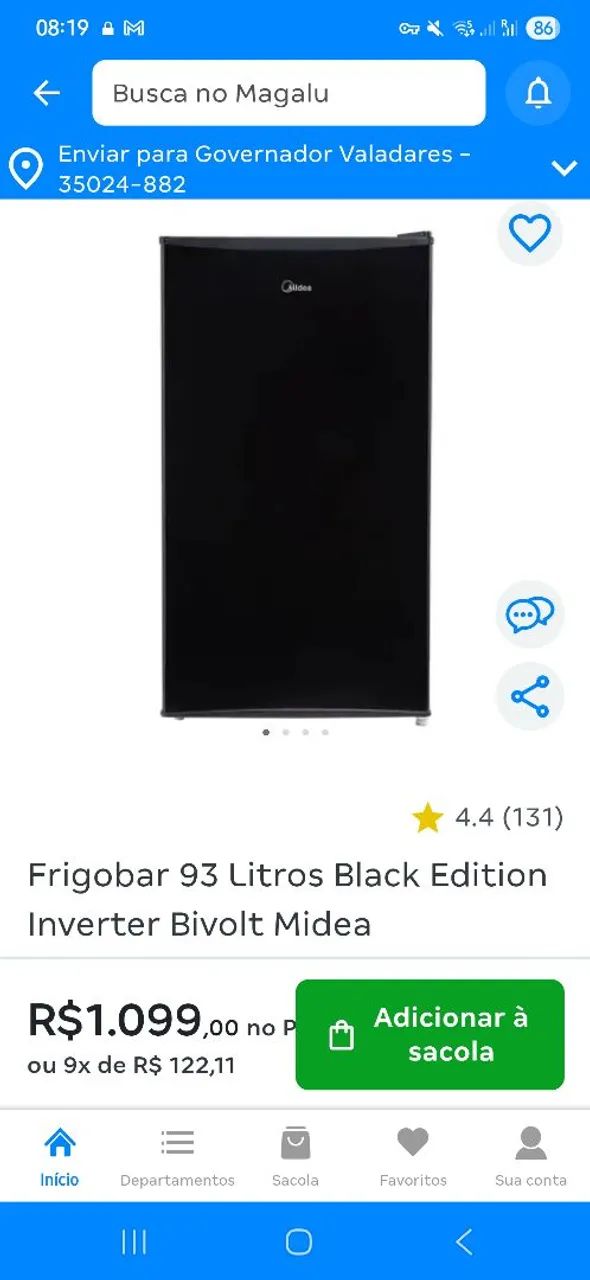 Frigobar Midea 93 Litros  - Foto 4
