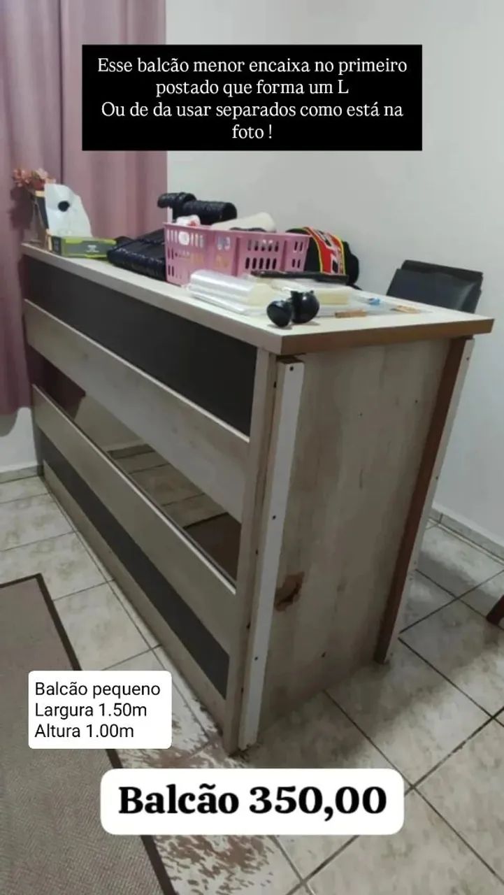 Balcão grande e pequeno  - Foto 2