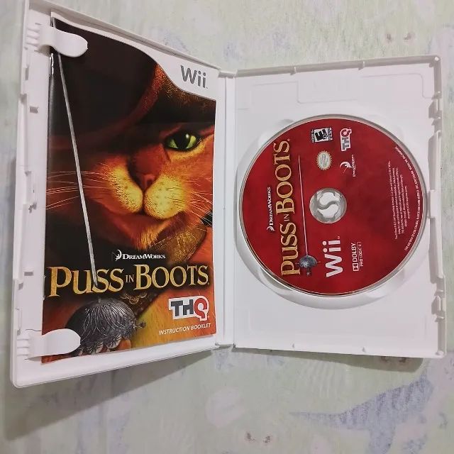 jogo wii puss in boots - Foto 2