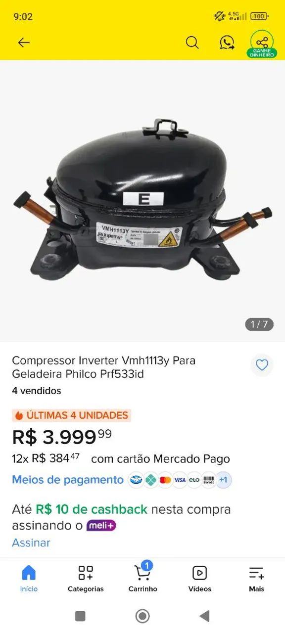 Compressor vmh1113y  - Foto 5