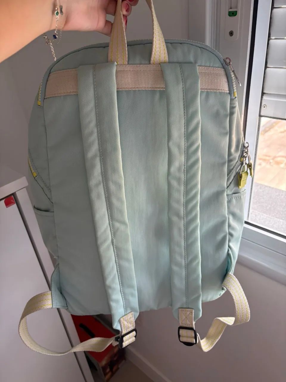 Mochila Kipling Edmond Meadow Blue  - Foto 3