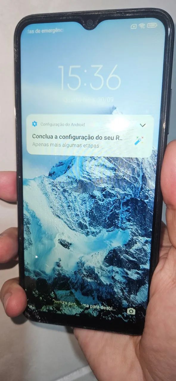 Redmi 9i com display quebrado. 