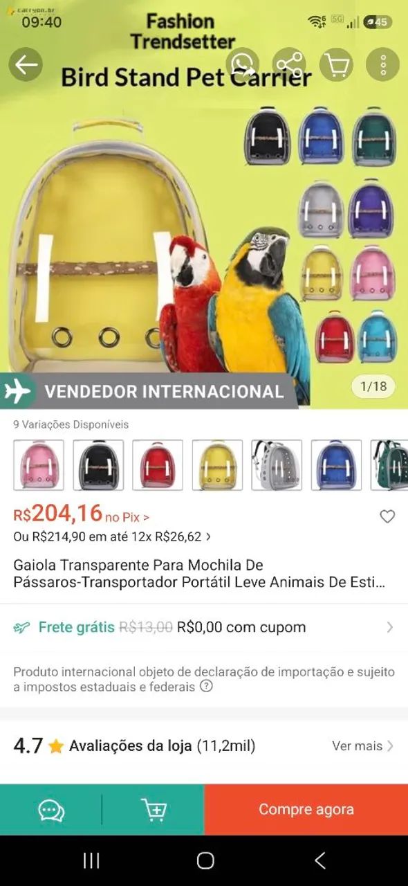 Mochila para transporte de pet - Foto 5