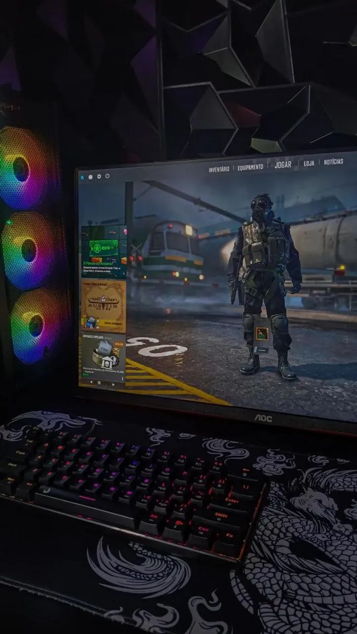  PC Gamer Ryzen 5 + RX 580 