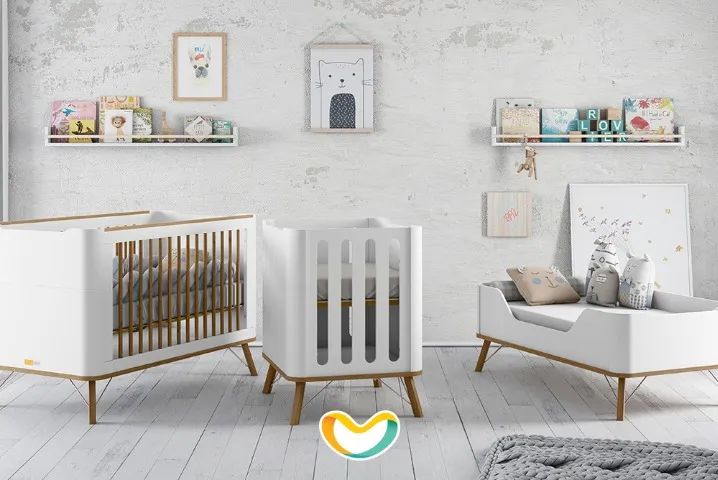 Conjunto Berço 3 em 1 Matic Albi com Cômoda - MDF - Foto 2