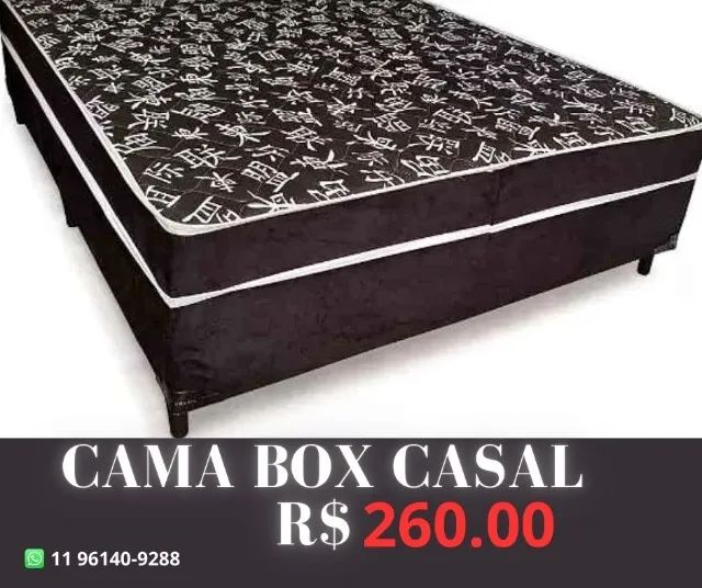 Cama box casal 