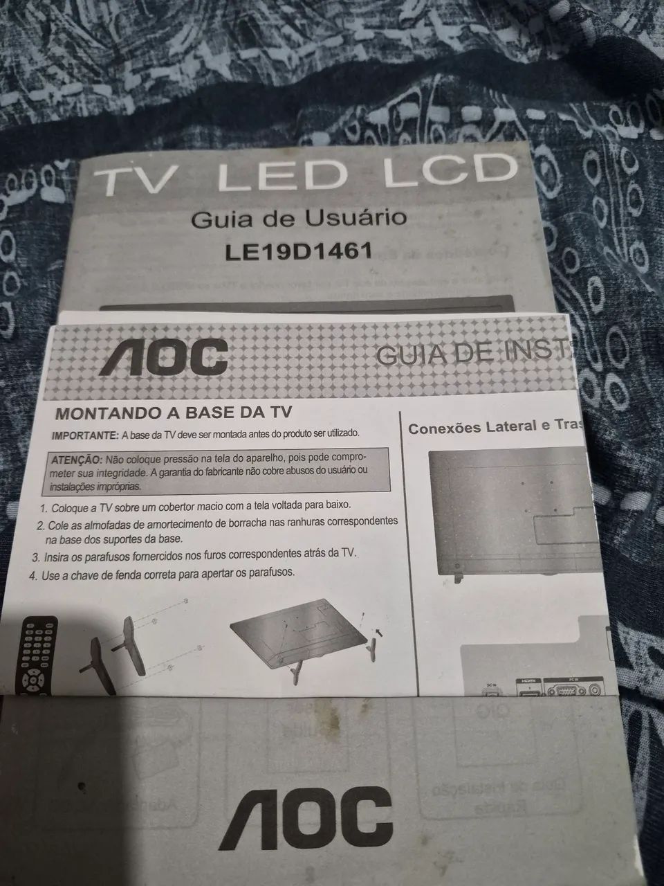 Tv Led aoc 19pol LE19D1461 - Foto 3