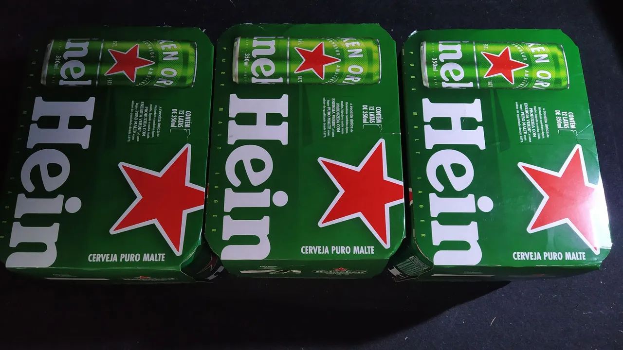 Cervejas (Heineken, Budweiser e império)