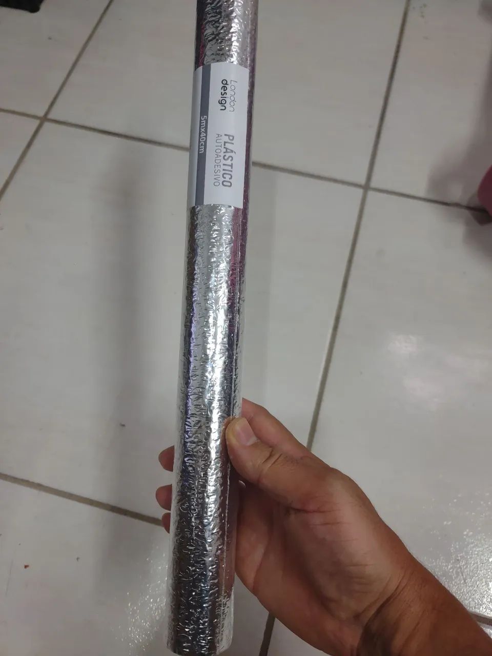 Rolo de papel alumínio autoadesivo - Foto 3