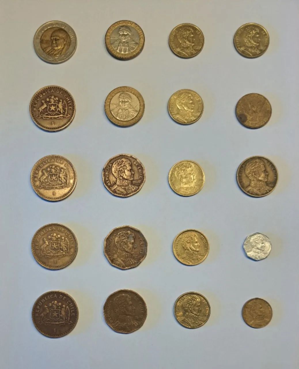 20 Moedas do Chile desde 1961 em ótimo estado para colecionador - Foto 2