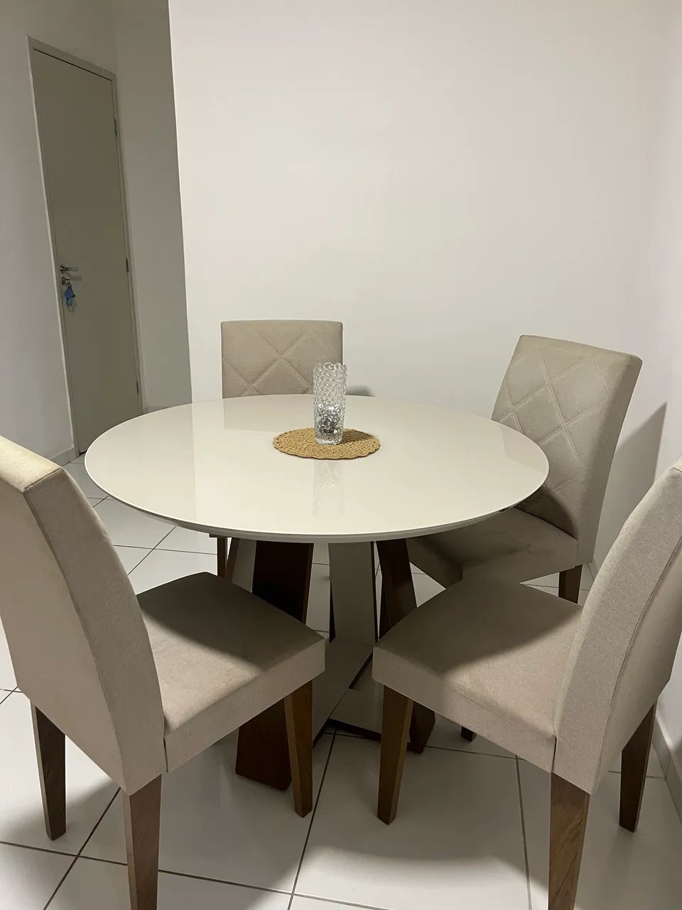 Mesa com tampo de vidro  - Foto 3