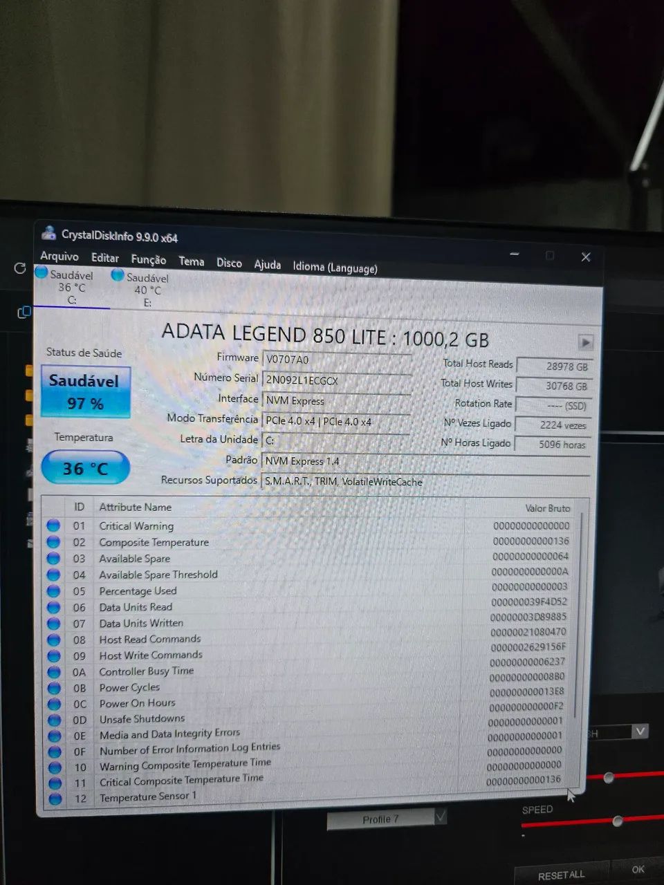 SSD 1TB NVME ADATA ELITE - Foto 4