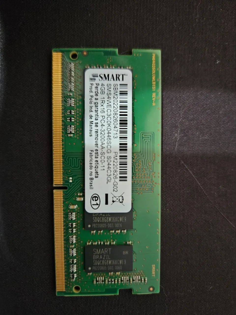 Memória Ram 4GB DDR4