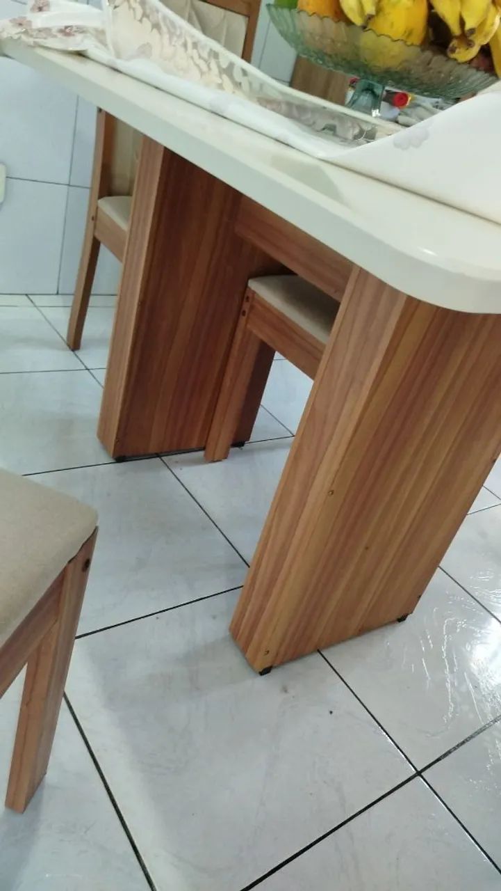 Vendo mesa 4 cadeiras - Foto 5