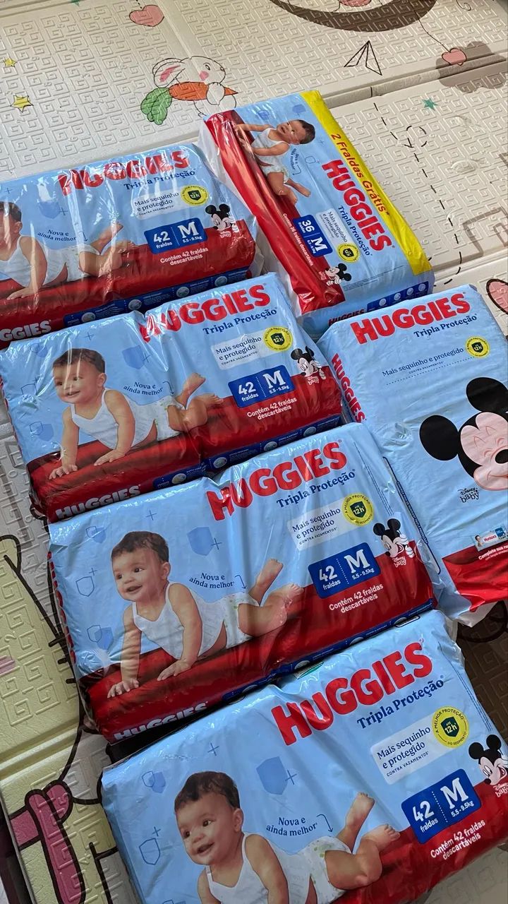 Kit fralda Huggies 35 a unidade e 30 se pegar o kit - Foto 3