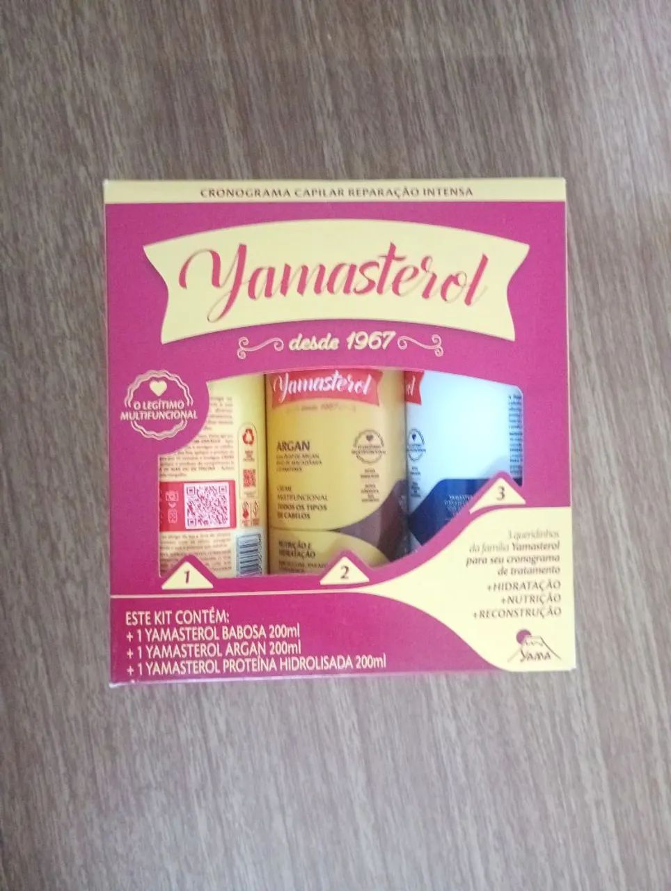 Kit cronograma capilar yamasterol 