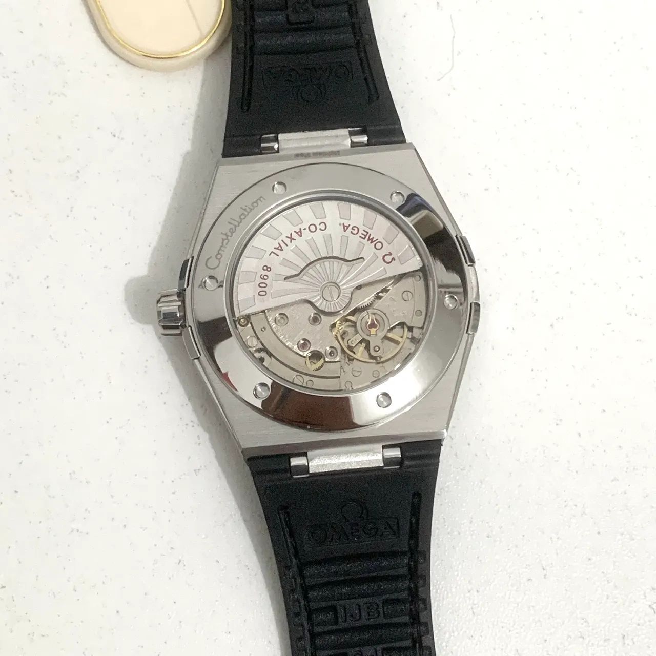 Relógio omega constelation automático couro preto  - Foto 5