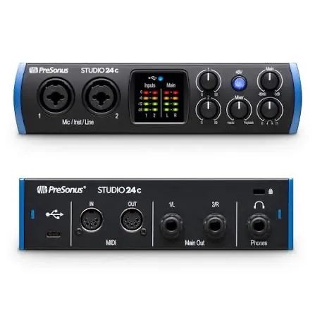 INTERFACE DE AUDIO PRESONUS 24c 
