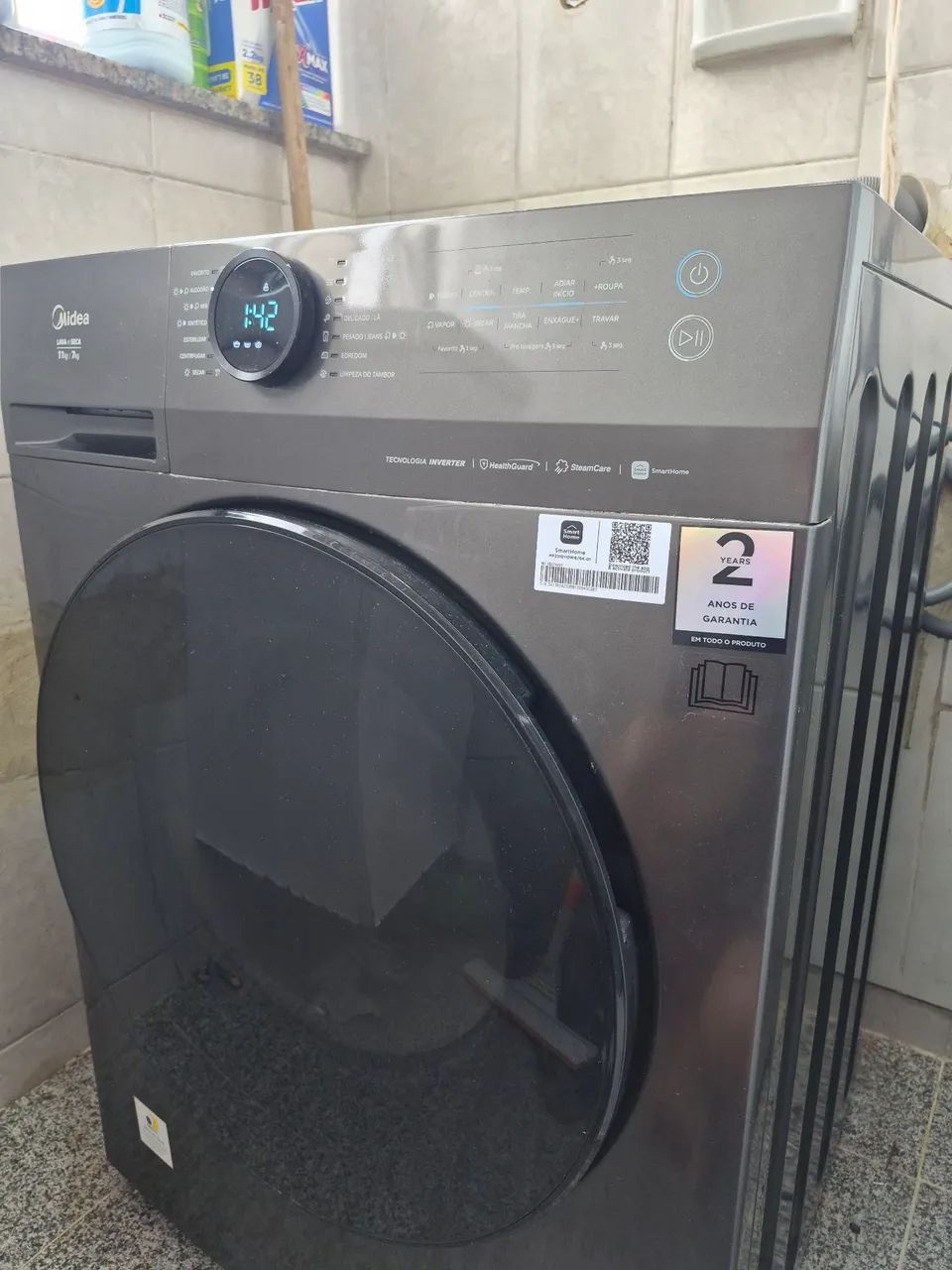 Lava e seca Midea  3 meses de uso