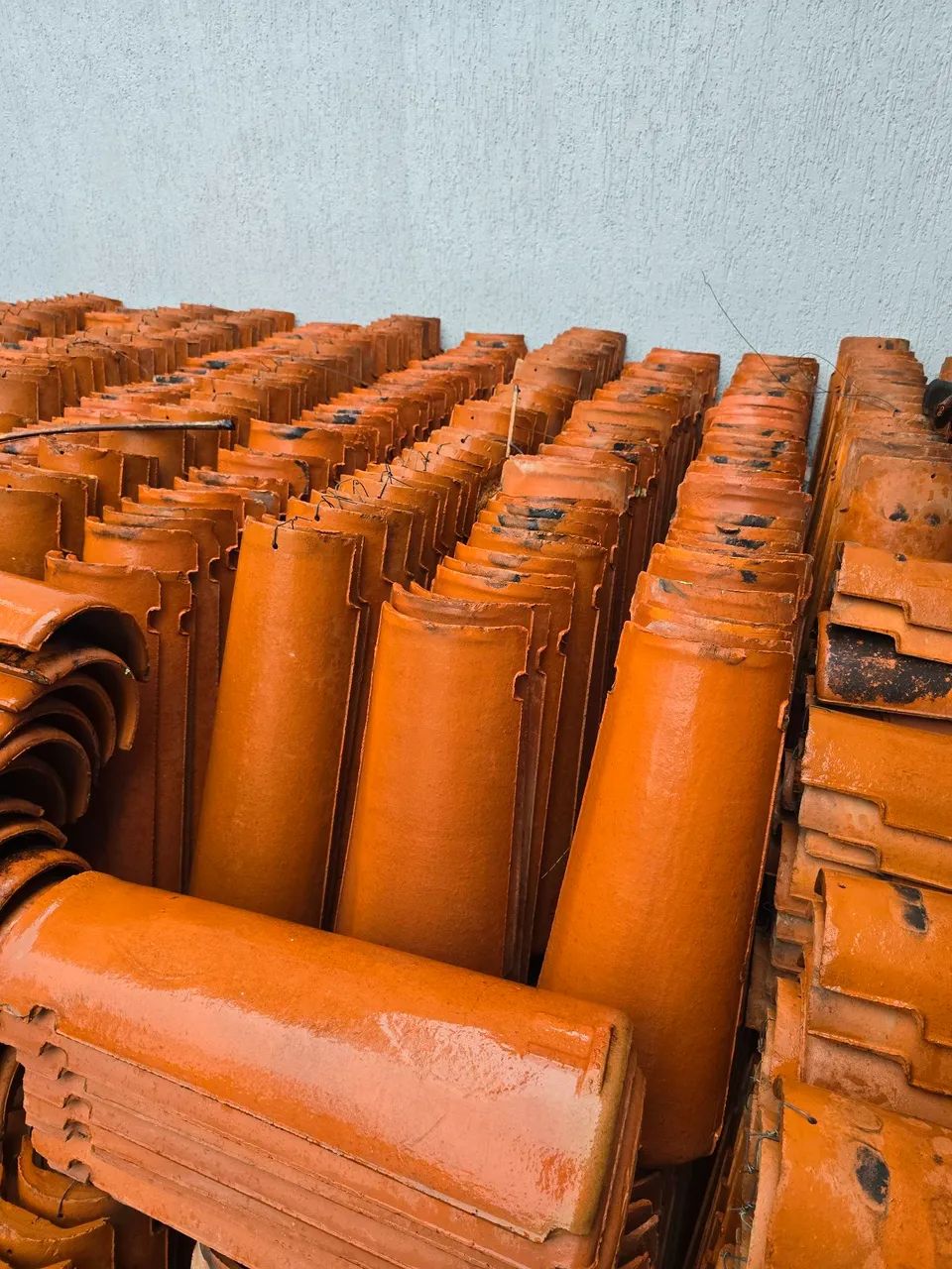 Telha cerâmica capa canal 1800 peças em ótimo estado. - Foto 2