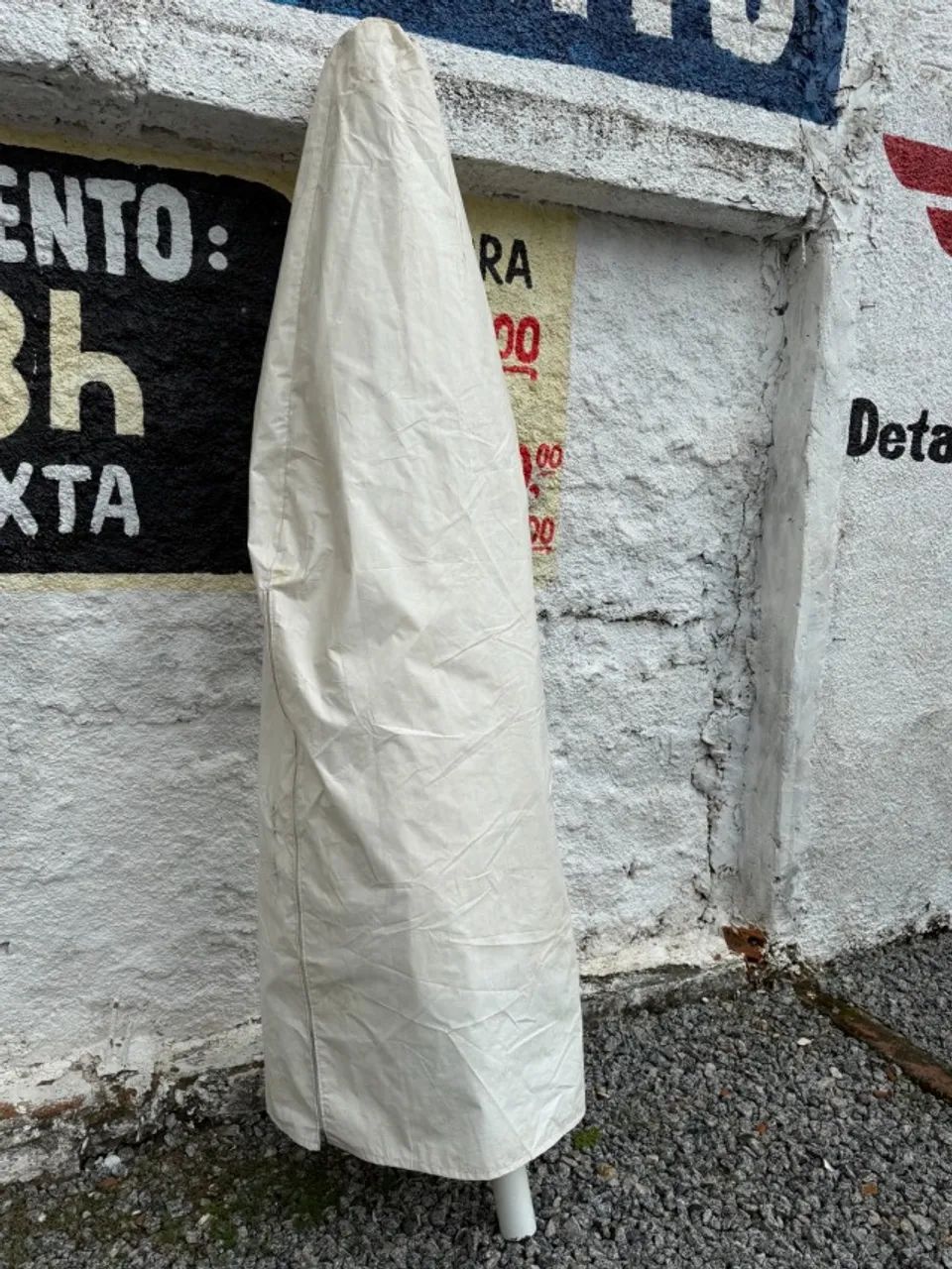 Ombrelone lateral em alumínio/ferro de jardim ou piscina - Foto 2