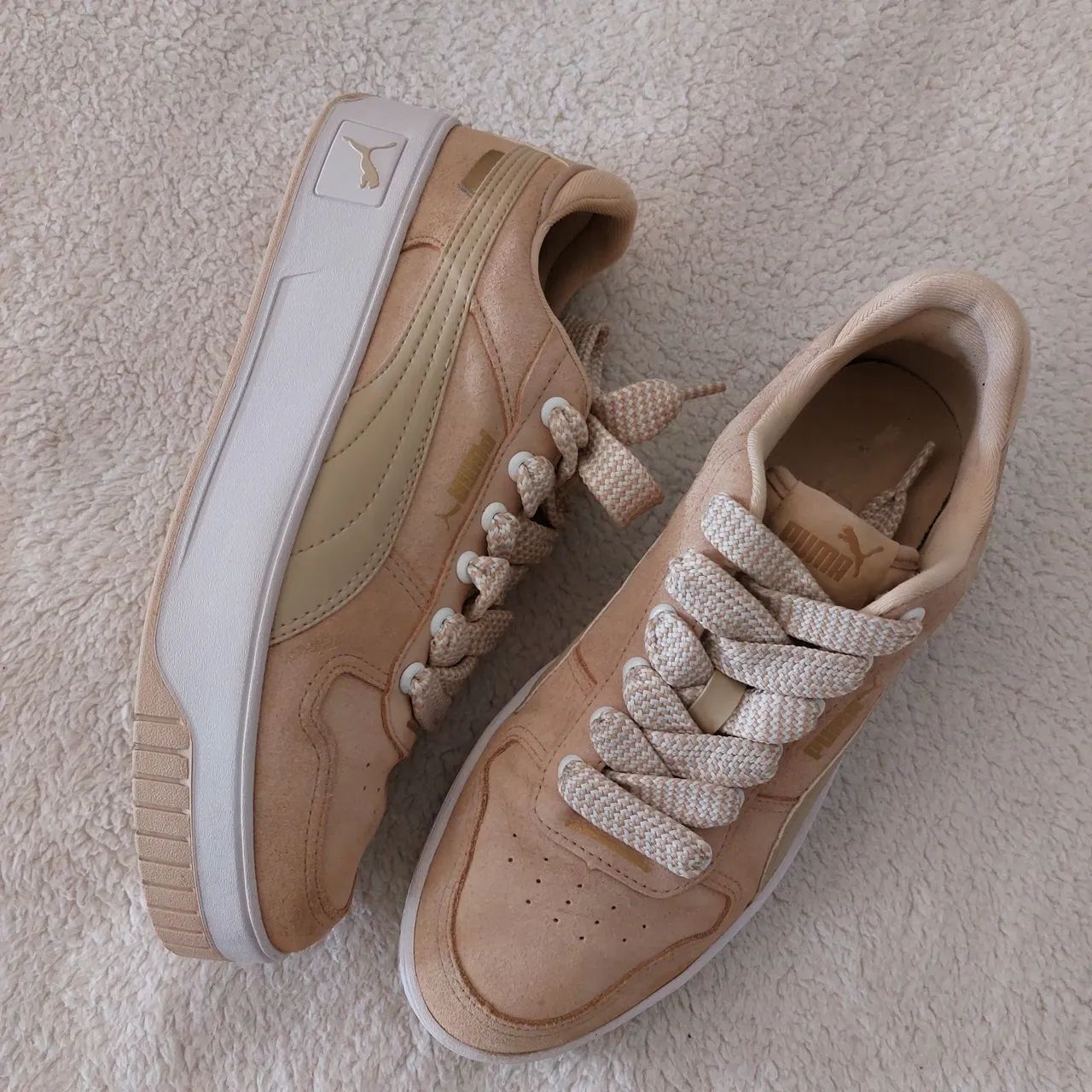 tênis feminino puma bege 38