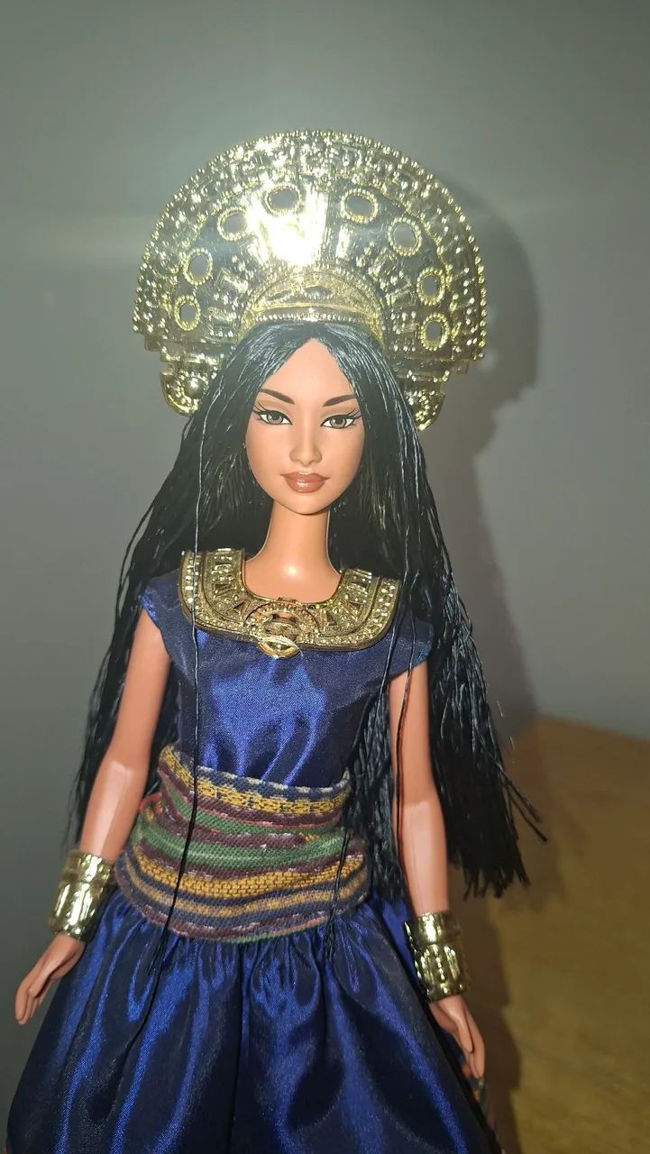 BONECA BARBIE PRINCESA INCA 2001 ORIGINAL - Foto 2