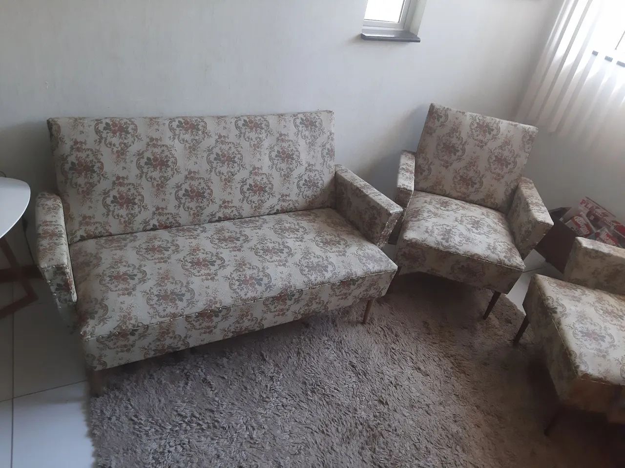 Conjunto.sofás retrô anos 50/60