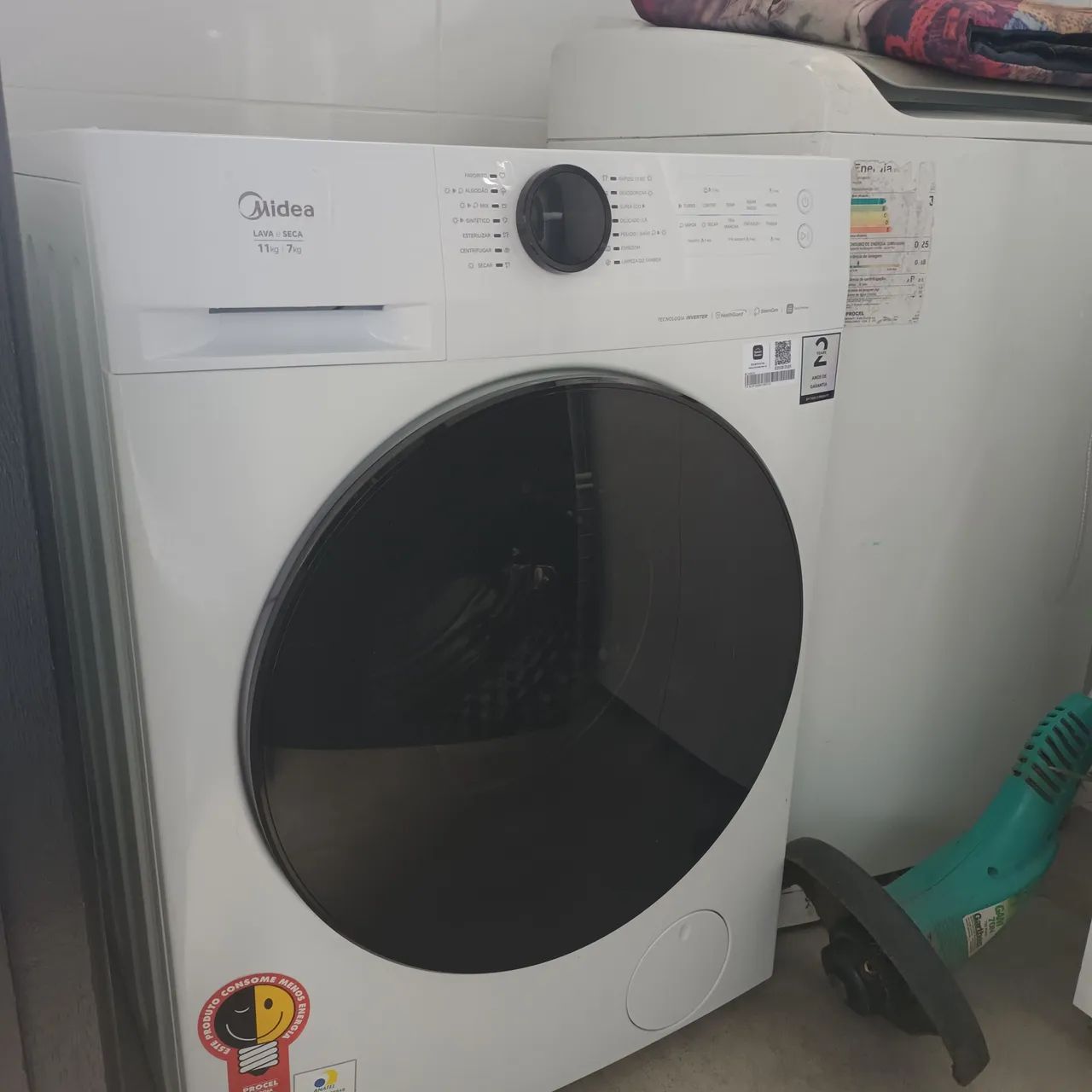 Lava e seca midea 11kg nova