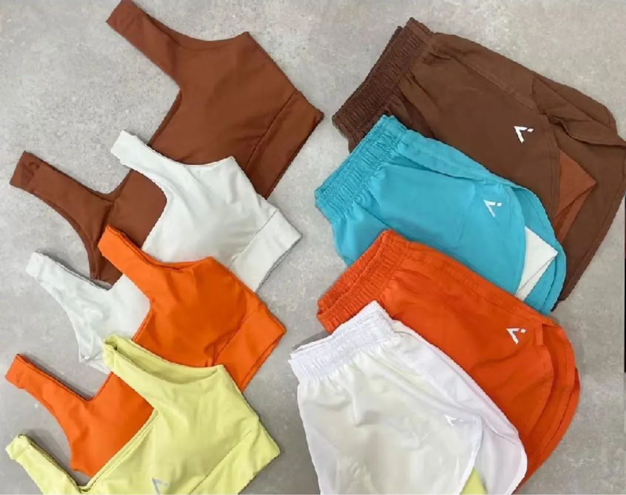 Conjunto short duplo Tactel 