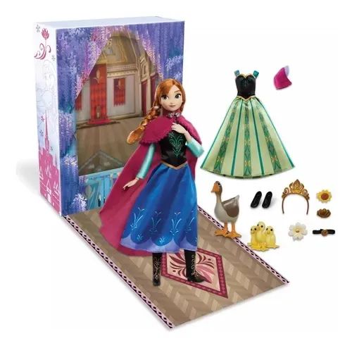 Boneca Anna Frozen que troca de roupa
