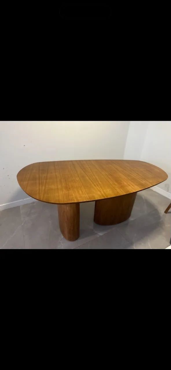 mesa de jantar madeira maciça orgânica - Foto 2