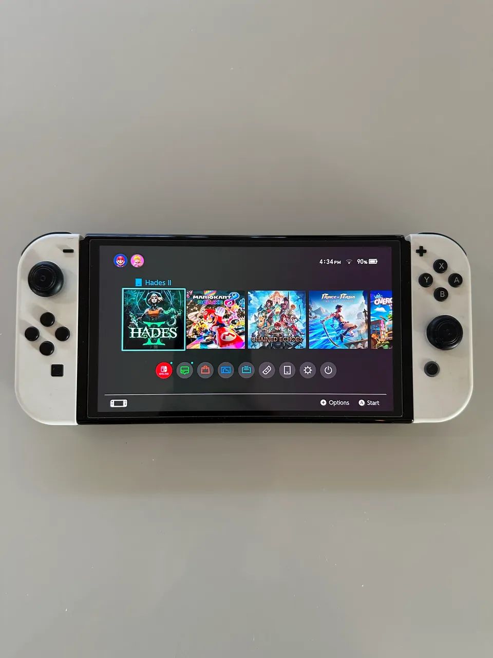 Nintendo Switch OLED Branco Completo Original + Extras