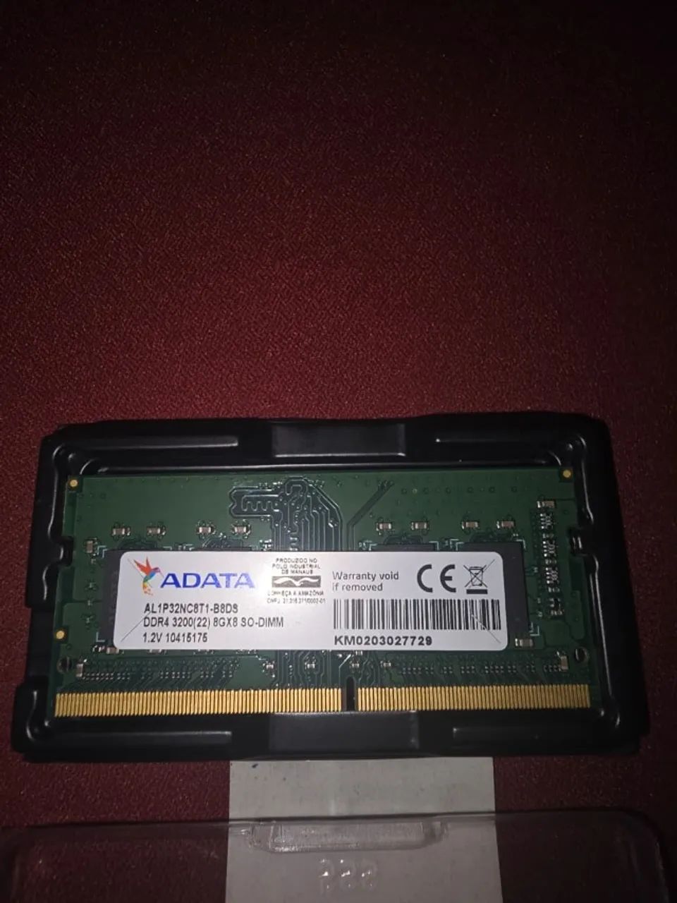 Memória Notebook DDR4 3200Mhz 8GB