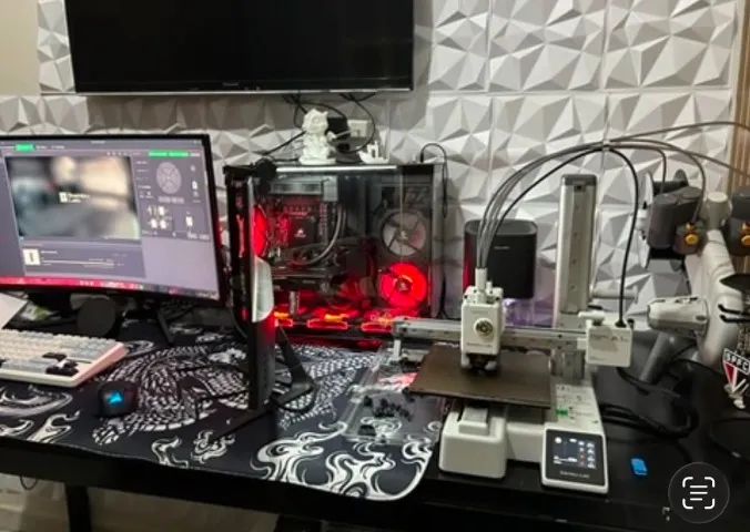 Impressora Bambu Lab A1 Mini com AMS (7 meses de uso)