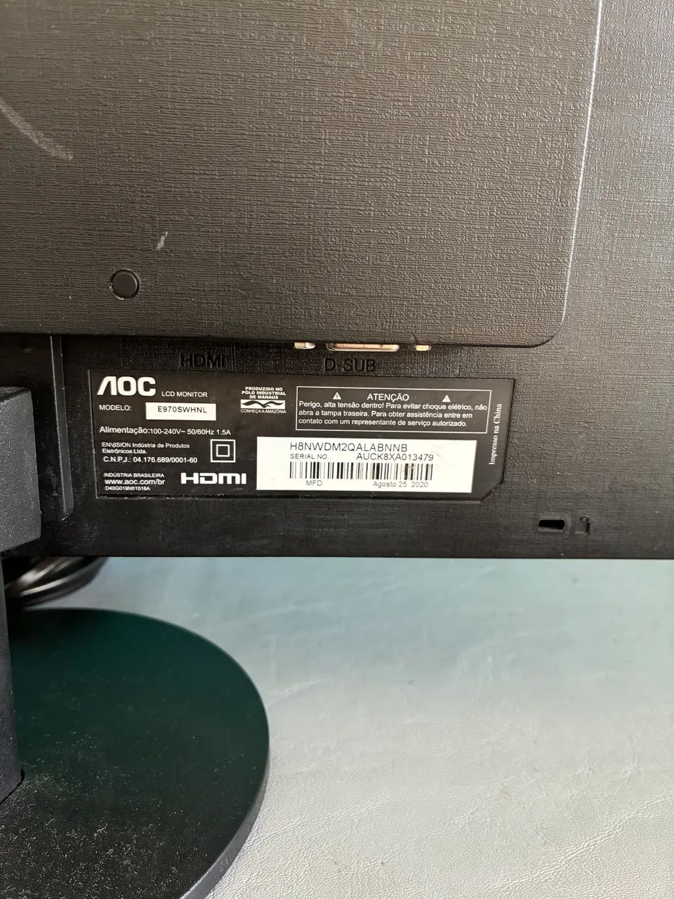 Monitor Led AOC 19 Polegadas Entrada HDMI - Foto 2