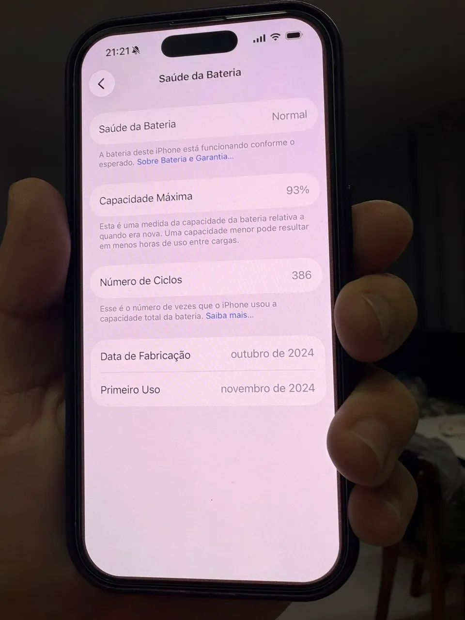 iPhone 16 pro (BRANCO) - Foto 4