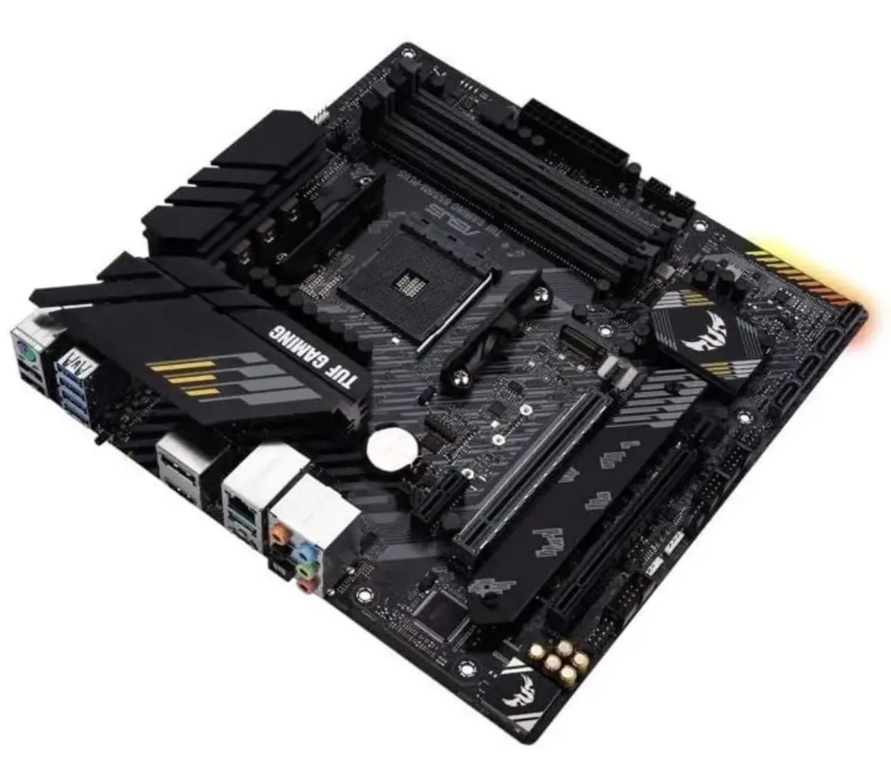 Placa-mãe Asus P/amd Am4 B550m-plus Tuf Gaming 4xddr4 Matx - Foto 5